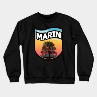 Marin County California Sunset Crewneck Sweatshirt